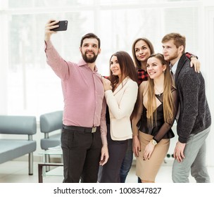 Professional Business Team Making Selfie While Stock Photo (Edit Now ...