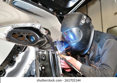 Professional Car Body Repair, Welding Panels.