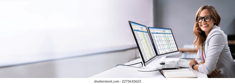 Professional Data Analyst And Medical Billing Coding Women - Shutterstock ID 2273610623