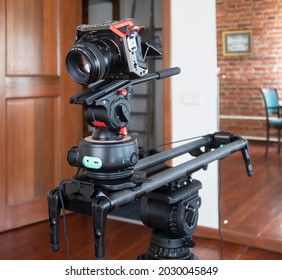 Professional Digital Video Camera. Accessories For 4k Video Cameras.