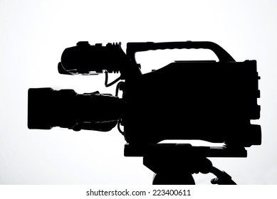 Male Worker Typewriter Silhouette Vector Stock Vector (Royalty Free ...