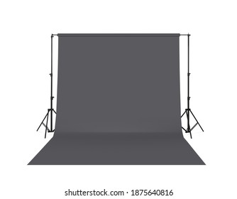 Professional Grey Photo Background Isolated On Stock Photo 1875640816 ...