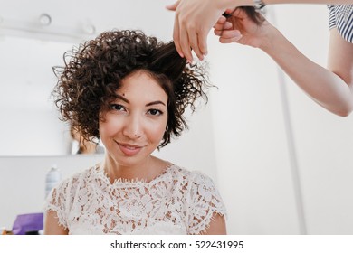 Imagenes Fotos De Stock Y Vectores Sobre Short Hairstyles Bride