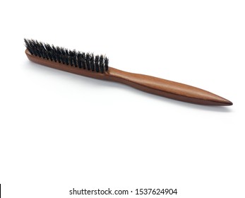 Professional Hairdresser Wooden Backcombing Brush Black Stock Photo ...