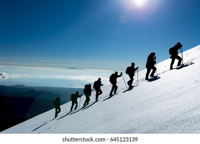 Professional hiking & climbing team
