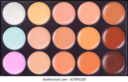 professional makeup concealer cosmetics, close up image