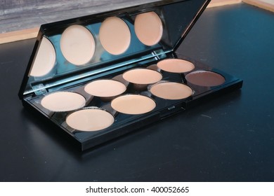 a professional makeup palette - concealers with blush