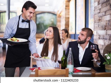 11,872 Happy Waiter Serving Food Images, Stock Photos & Vectors ...