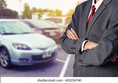 Professional Rent And Buy Second Hand Car Business Concept