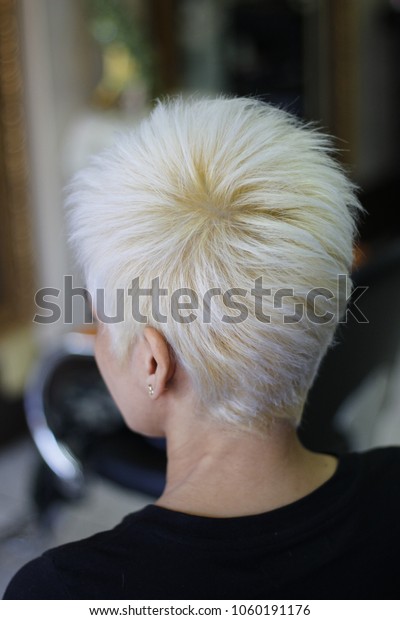 Professional Salon Bleaching Hair Stock Photo Edit Now 1060191176