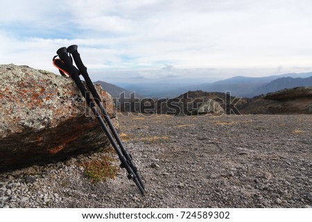 Similar – Image, Stock Photo Couple near traces of light