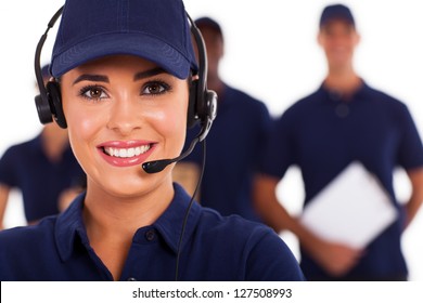 Professional Technical Support Call Center Despatcher And Team