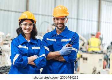 professional technician engineer with safety helmet hard hat working in industrial manufacturing factory, men at work to checking equipment of machinery production technology or construction operating - Powered by Shutterstock