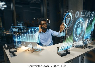 Professional Working With Digital Data And Innovative Interface In Modern Office Setting - Powered by Shutterstock - Get 15% off with code: PIKWIZARD15
