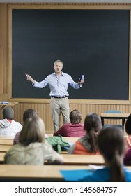 Professor Giving A Lecture