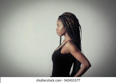 Black girl profile Black girl profile