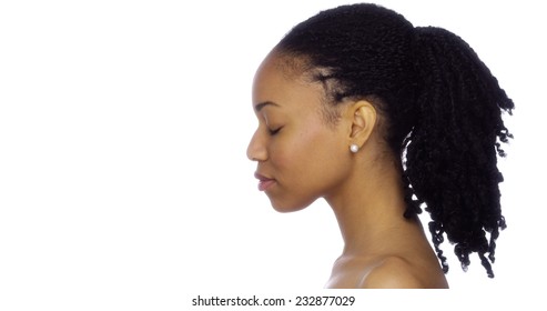 Profile Of Black Woman