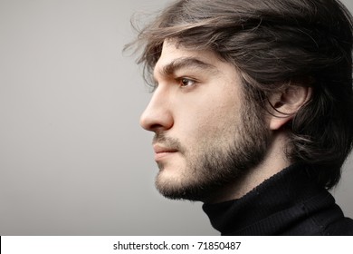 Profile Of A Handsome Man