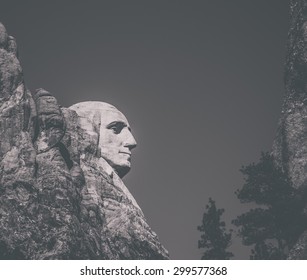 Profile of Mt. Rushmore
