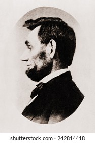 Profile Portrait Of Abraham Lincoln, By Alexander Gardner, November 8, 1863.