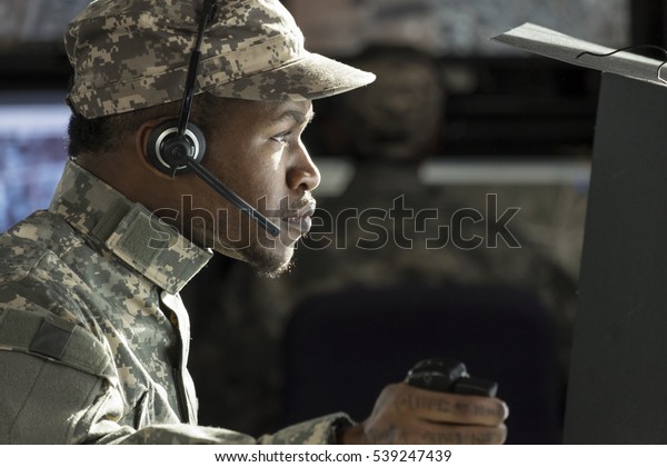 Profile Portrait Military Drone Operator His Stock Photo 539247439 | Shutterstock