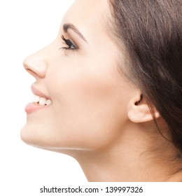 Woman Face Side View Images, Stock Photos & Vectors | Shutterstock