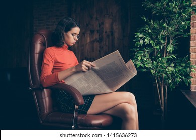 Girl Reading Newspaper Images Stock Photos Vectors Shutterstock