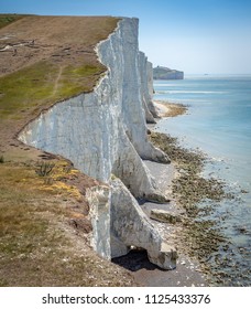 Profile White Cliffs Seven Sisters Sussex Stock Photo 1125433376 ...