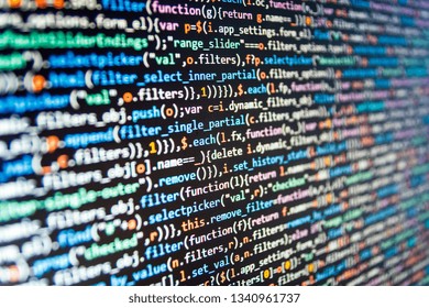Software Source Code Source Code Photo Stock Photo 425789362 | Shutterstock