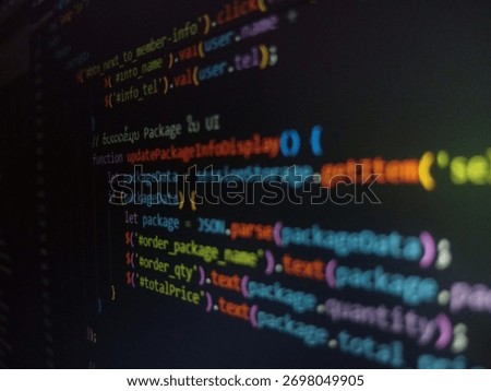 program coding in the my black room