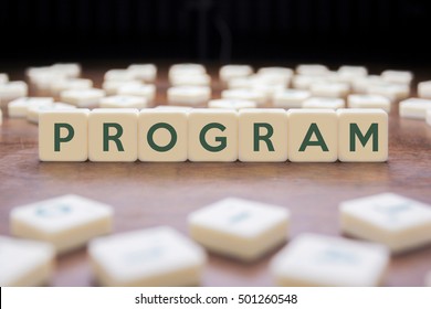 PROGRAM word on block concept