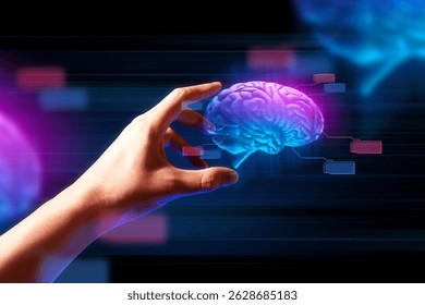 programer people or businessman hand touching interactive to hologram of network technology computer online system, business and finance application