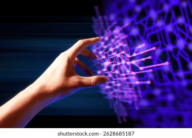 programer people or businessman hand touching interactive to hologram of network technology computer online system, business and finance application - Powered by Shutterstock - Get 15% off with code: PIKWIZARD15