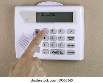 Programing a home security system