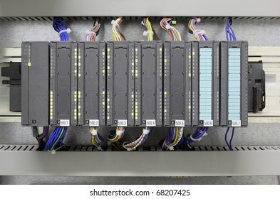 Programmable Logic Controller In Industry.