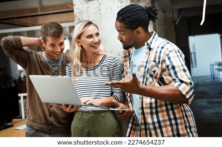 Programmers cooperating at IT company developing apps. Business people technology concept