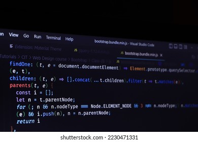 Programming code abstract screen of software developer. Computer script. - Powered by Shutterstock - Get 15% off with code: PIKWIZARD15