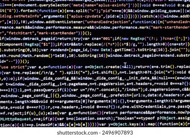 Programming coding screen, web developer coding screen