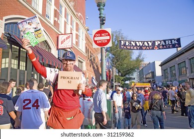 Programs $2 At Historic Fenway Park, Yawkey Way, Gate A, Boston Red Sox, Boston, Ma., USA, May 20, 2010, Red Sox Versus Minnesota Twins, Attendance, 38,144, Red Sox Win 6 To 2