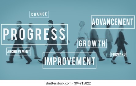 Progress Development Innovation Improvement Concept