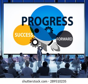 Progress Growth Development Improvement Concept