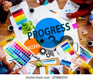 Progress Growth Development Improvement Concept