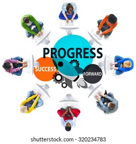 Progress Growth Development Improvement Concept