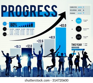 Progress Improvement Development Success Growth Concept