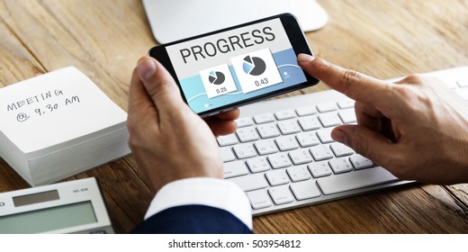 Progress Performance Marketing Planning Concept