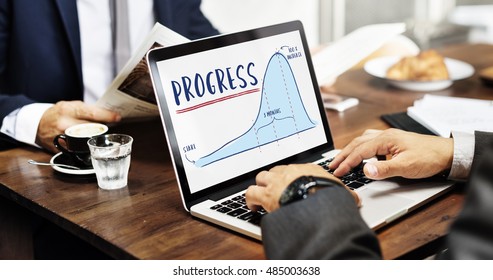 Progress Report Analytics Strategy Concept