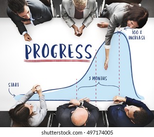 Progress Report Analytics Strategy Concept