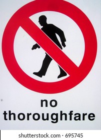 Prohibitive sign