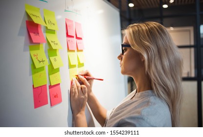 Project Management Agile Methodology Young Business Stock Photo ...