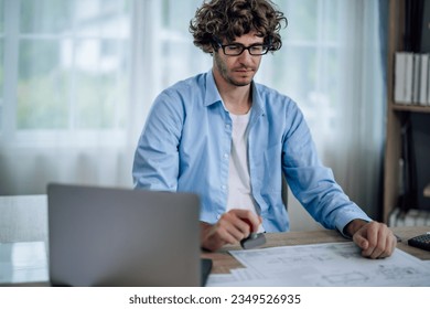 The project manager of startup company agree to signs proposal and uses a rubber stamp to authorize the project's implementation. A leadership that is open-minded, supportive, ethical and transparent - Shutterstock ID 2349526935